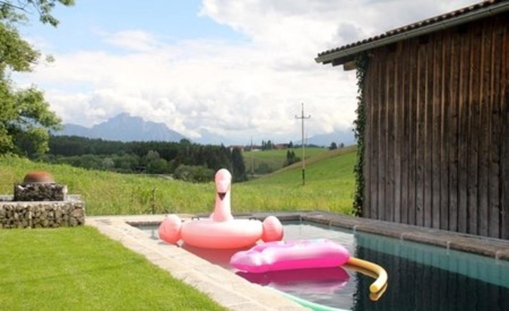 Ferienwohnung Nr 2, Neben Einem Bauernhof, Rosshaupten, Allgaeu Esterno foto